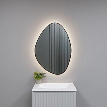 AQM9110B 600x850 Зеркало с подсветкой, универсальный монтаж — фото 1, Зеркала в ванную комнату