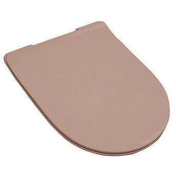 Сиденье с крышкой Artceram File 2.0 с плавным опусканием цвет Brown tortora FLA014 40 — фото 1, Сиденья для унитаза