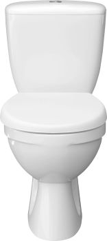 Унитаз-компакт КЕРАМИН ФЕСТ ЖС двухрежимный, сиденье дюропласт CDB00030929 (4810531150923) — фото 2, Напольные унитазы