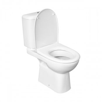 ACCESS Унитаз-компакт, горизонтальный выпуск, 2-х режимная арматура, сиденье дюропласт Soft-close, C 734P23800Y — фото 8, Напольные унитазы