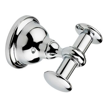 Двойной крючок для ванной Webert Armony AM500401015, хром — фото 1, Крючки для полотенец