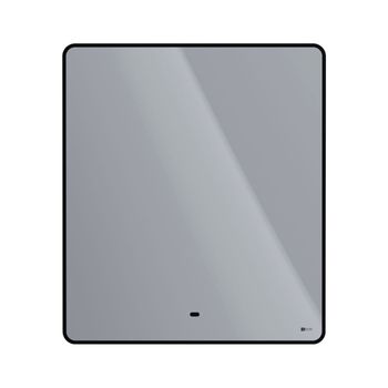 Зеркало Lemark MIOBLACK 70х80 см с интерьерной подсветкой, с подогревом LM70ZM-black — фото 2, Зеркала в ванную комнату