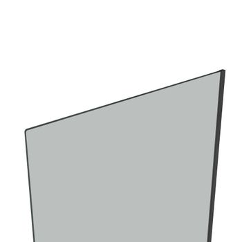 Шторка на ванну стеклянная D&K Berlin DG1007035, 140*70, черный — фото 2, Шторки на ванну