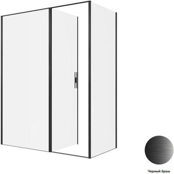 Душевой уголок Allen Brau Priority 160x80 3.31039.BBA + 3.31042.BBA черный браш 3.31039.BBA + 3.31042.BBA — фото 6, Душевые кабины и ограждения