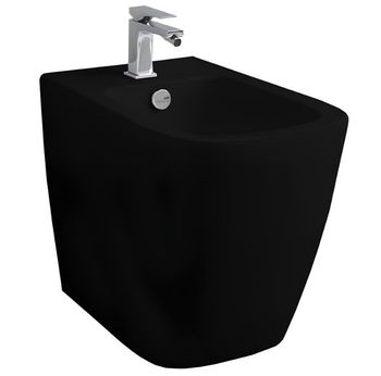 Биде Artceram A16 напольное с одним отверстием цвет черный матовый ASB002 17 00 — фото 3, Биде напольные