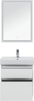 Мебель для ванной Aquanet Nova Lite 60 белый (2 ящика) 00242921 — фото 7, Комплекты мебели для ванной