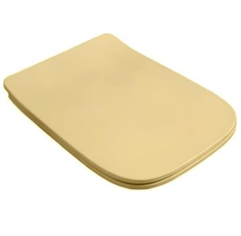 Сиденье с крышкой Artceram A16 с плавным опусканием цвет Zync yellow ASA001 12 71 — фото 1, Сиденья для унитаза