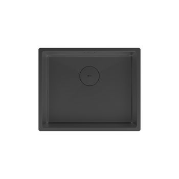 Кухонная мойка Lemark OLANGA 540 прямоугольная из нержавеющей стали цвет Черный матовый 9932128 — фото 3, Кухонные мойки
