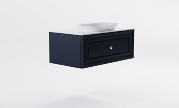 Товар: Тумба Шарм 100см 1ящ цв RAL7024 мат. с раковиной Шарм бел гл. и столешницей Solid бел гл. 4631177713729 - фото 4 Тумба Шарм 100см 1ящ цв RAL7024 мат. с раковиной Шарм бел гл. и столешницей Solid бел гл. 4631177713729 — фото 4, Тумбы с раковиной