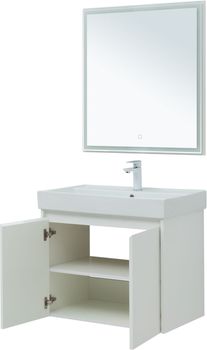 Товар: Мебель для ванной Aquanet Nova Lite 75 белый глянец (2 дверцы) 00302535 - фото 9 Мебель для ванной Aquanet Nova Lite 75 белый глянец (2 дверцы) 00302535 — фото 9, Комплекты мебели для ванной