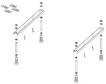207093 Ножки UNIVERSAL RIHO — фото 1, Комплектующие