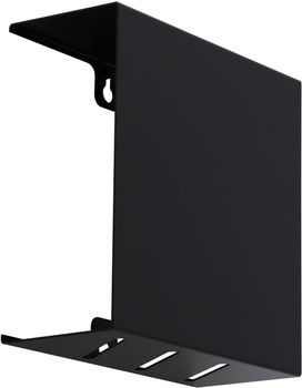 Полка Aquanet Магнум 25x25 черная матовая, квадрат 00302223 — фото 4, Полки для ванной и душа