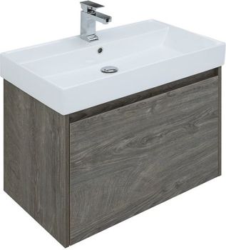 Товар: Мебель для ванной Aquanet Nova Lite 75 дуб рошелье (1 ящик) 00242295 - фото 11 Мебель для ванной Aquanet Nova Lite 75 дуб рошелье (1 ящик) 00242295 — фото 11, Комплекты мебели для ванной