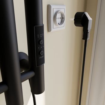 Товар: Полотенцесушитель электрический INARO 800х240 правый, скр.монтаж, СНШ, черный матовый(RAL 9005), (Ferrum, 10 крючков), Маргроид Inaro-8024-1049-9005R - фото 4 Полотенцесушитель электрический INARO 800х240 правый, скр.монтаж, СНШ, черный матовый(RAL 9005), (Ferrum, 10 крючков), Маргроид Inaro-8024-1049-9005R — фото 4, Электрические полотенцесушители