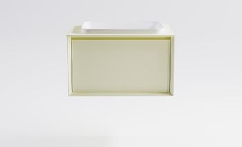 Товар: Тумба Фрейм 80см 1ящ RAL1013 мат., раковина Антарес бел гл, столешница Solid в цвете 4631177715273 - фото 2 Тумба Фрейм 80см 1ящ RAL1013 мат., раковина Антарес бел гл, столешница Solid в цвете 4631177715273 — фото 2, Тумбы с раковиной