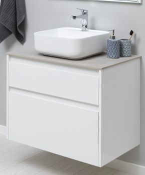 Тумба под раковину Aquanet Nova Lite 75 белый (2 ящика) 00242272 — фото 12, Тумбы под раковину