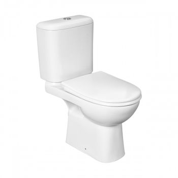 ACCESS Унитаз-компакт, горизонтальный выпуск, 2-х режимная арматура, сиденье дюропласт Soft-close, C 734P23800Y — фото 5, Напольные унитазы