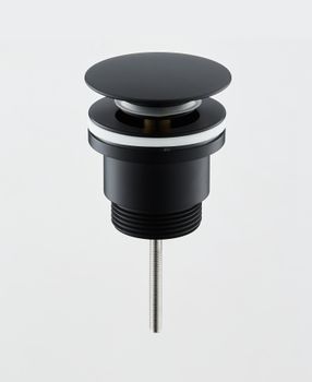 BOND BV0388 Черный донный клапан универсальный для раковины — фото 1, Донные клапаны