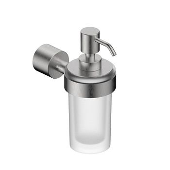 Диспенсер с держателем ABBER Osten 316 AA185A9BST сталь брашированная — фото 1, Диспенсеры для жидкого мыла