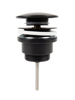 BOND BV0388 Черный донный клапан универсальный для раковины — фото 3, Донные клапаны