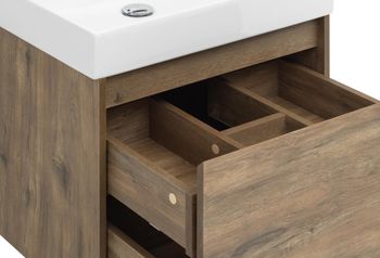 Мебель для ванной Aquanet Nova Lite 60 дуб рустикальный (1 ящик) 00254215 — фото 14, Комплекты мебели для ванной