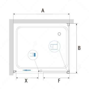 Душевой уголок RGW PA-76-1 (PA-016 + Z-060-2) 1500x1000 350876150-11 — фото 1, Душевые уголки