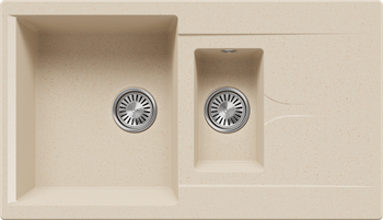 Кухонная мойка Polygran BRIG-870 (No328 Опал) 855502 — фото 1, Кухонные мойки