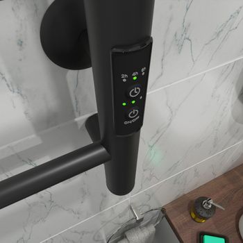 Полотенцесушитель Аспект Пэк сп 1 80х40 черный ВГП АспектПэксп1/8040чернВГП — фото 3, Полотенцесушители