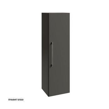 АККОРД пенал правый, 1 дв. (гл.302) 2253R-SF019 — фото 1, Пеналы для ванной комнаты