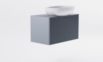 Товар: Тумба М-40 Slim 80см 1ящ NCS S 3005-R80B мат./волна, раковина Атрия бел гл, столешница Solid в цвете 4631177715976 - фото 2 Тумба М-40 Slim 80см 1ящ NCS S 3005-R80B мат./волна, раковина Атрия бел гл, столешница Solid в цвете 4631177715976 — фото 2, Тумбы с раковиной