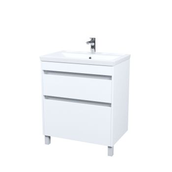 Тумба с умывальником, напольная, 70 см, белый, Zodiac X, IDDIS, (ZDX70WFi95K) — фото 2, Тумбы с раковиной