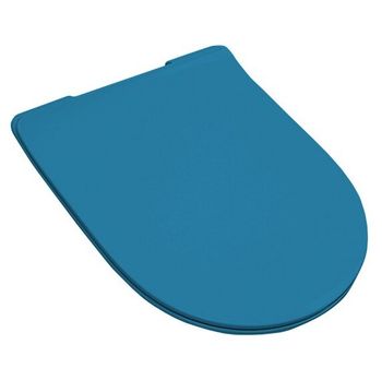 Сиденье с крышкой Artceram File 2.0 с плавным опусканием цвет Blue avio FLA014 38 — фото 1, Сиденья для унитаза