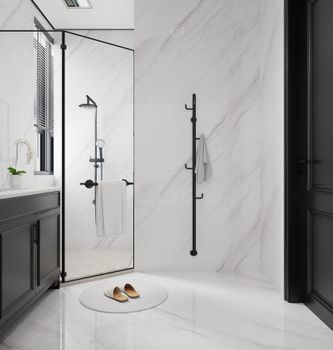 AQM3150MB Полотенцесушитель электрический c поворотными крючками 178*1661, цвет: черный матовый. — фото 2, Электрические полотенцесушители