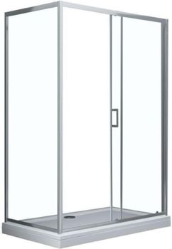 Товар: Душевая дверь Aquanet SD-1400A 140, прозрачное стекло - фото 3 Душевая дверь Aquanet SD-1400A 140, прозрачное стекло — фото 3, Душевые двери в нишу