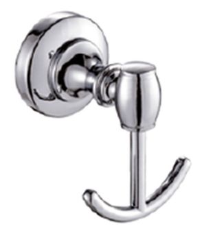 Крючок двойной 52001 — фото 1, Крючки для полотенец