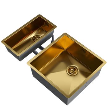 Кухонная мойка Reflexion Iseo RX2265BL оружейная сталь — фото 76, Кухонные мойки