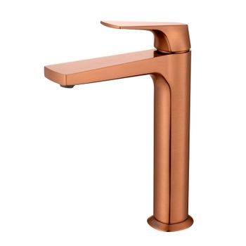 Смеситель для раковины высокий Raglo R07.15.33, медь — фото 1, Смесители для раковины