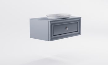 Товар: Тумба Шарм 100см 1ящ NCS S 3005-R80B мат., раковина Шарм бел гл, столешница Solid в цвете 4631177715136 - фото 4 Тумба Шарм 100см 1ящ NCS S 3005-R80B мат., раковина Шарм бел гл, столешница Solid в цвете 4631177715136 — фото 4, Тумбы с раковиной