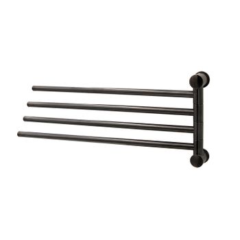 K-1034GUN METAL Держатель полотенец четверной K-1034GM — фото 1, Держатели для душа