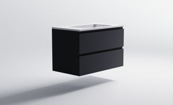 Товар: Нижний шкаф Альфа 90 с 2 ящиками темно-серый (RAL7024 матовый) + Раковина "Альфа 90" 3060007ral7024+04010008 - фото 4 Нижний шкаф Альфа 90 с 2 ящиками темно-серый (RAL7024 матовый) + Раковина "Альфа 90" 3060007ral7024+04010008 — фото 4, Тумбы с раковиной