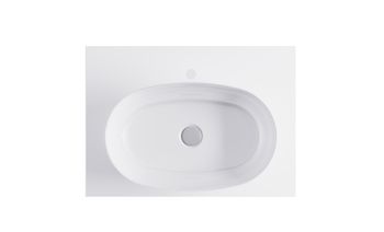 Тумба М-40 80см 1ящ белый матовый/волна, раковина Атрия бел глянец, столешница Solid бел матовый 4631177714818 — фото 1, Тумбы с раковиной