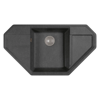 Товар: Мойка "Крона" 910, графит СМс 29.040.D0910.411 - фото 1 Мойка "Крона" 910, графит СМс 29.040.D0910.411 — фото 1, Кухонные мойки