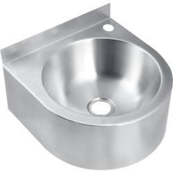 Умывальник пристенный полукруглый 210х362х365, шт 13061.S — фото 1, Аксессуары и оборудование для общественных мест