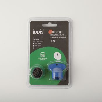 Аэратор для смесителя IDDIS пластик, M22 (996P22B3SM) — фото 1, Комплектующие для душевого оборудования