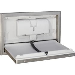 Пеленальный столик из нержавеющей стали горизонтальный 585х940х495, шт 09200.2.S — фото 1, Аксессуары и оборудование для общественных мест