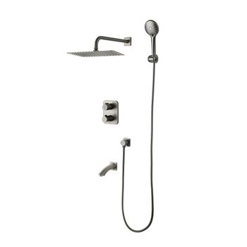 BRONX Смеситель LM3742GM для ванны и душа термостатический, встраиваемый, LM, LM3742GM — фото 1, Смеситель для ванны