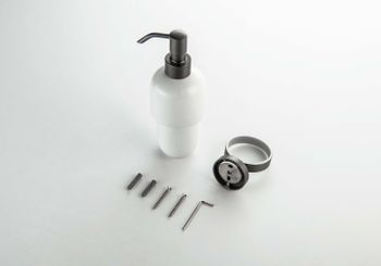 Товар: AQ4605BGM БЕТТА дозатор, оружейная сталь - фото 2 AQ4605BGM БЕТТА дозатор, оружейная сталь — фото 2, Дозаторы