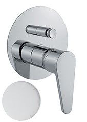 Смеситель для душа Fiore KERA 88BB7506, белый — фото 1, Смеситель для душа