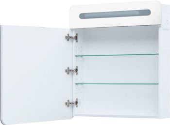 Зеркальный шкаф Aquanet Лукка 70 белый 00178955 — фото 5, Зеркальные шкафы в ванную