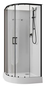 Душевая кабина Aquanet Passion EVO R black 90x90 набор 1 00267256 — фото 3, Душевые кабины